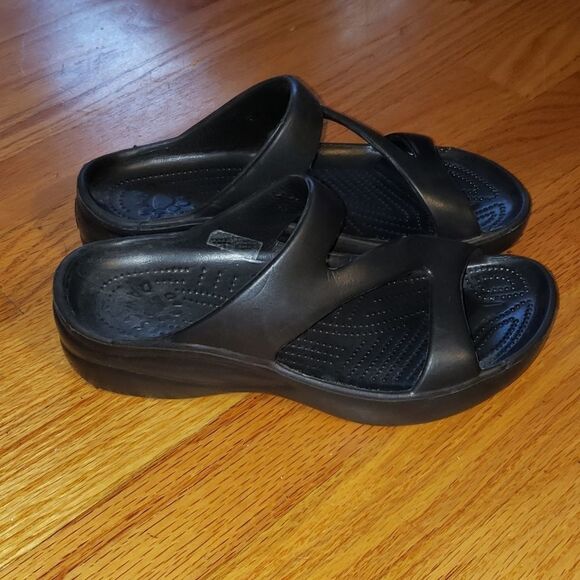 Dawgs black rubber Sandals - Picture 1 of 5